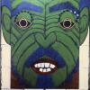 “Urban Mask – Wicked.” 1985. 5 x 6 feet.  Mixed-media on canvas.